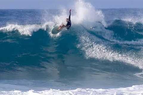 Kelly Slater Big Messy Heavy Haleiwa [1/30/24] Surfing Big Waves North Shore O'ahu Hawaii