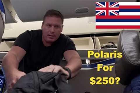 $250 International Business Class to Hawaii?! (United Polaris)