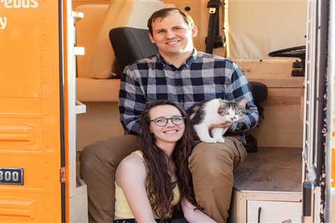 A couple who converted a $7,000 school bus into their dream home breaks down the cost of living a nomadic life