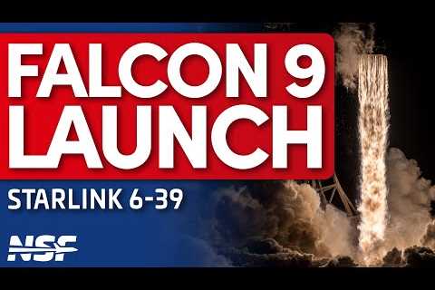 SpaceX Falcon 9 Launches Starlink 6-39