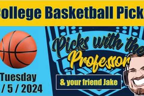 CBB Tuesday 3/5/24 NCAA College Basketball Betting Picks &amp; Predictions (March 5th, 2024)