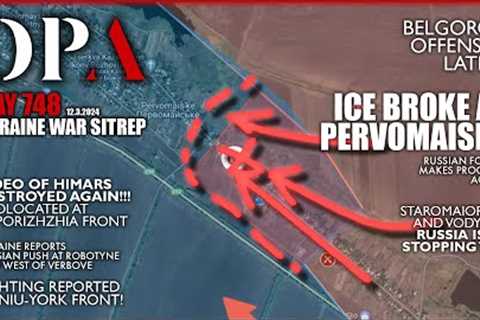 [ SITREP ] RUSSIA ADVANCED AT PERVOMAISKE; Yet another HIMARS destroyed; Belgorod Offensive