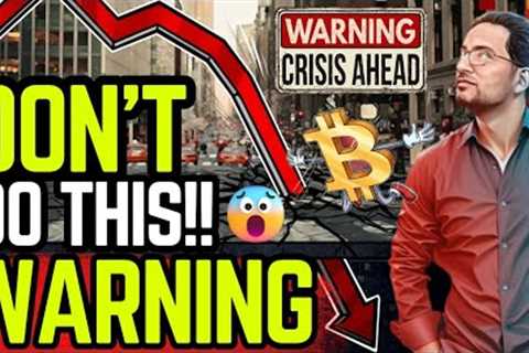 ⚠️Warning‼️ Latest Crypto Market News Updates Today 📊