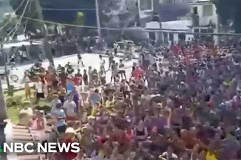 Hundreds in Cuba protest amid worsening economic crisis