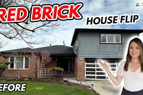 Red Brick House Flip Before - Home Remodel Scope of Work