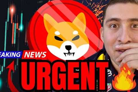 IF You Are HOLDING SHIBA INU COIN I GOT HUGE CRYPTO NEWS!