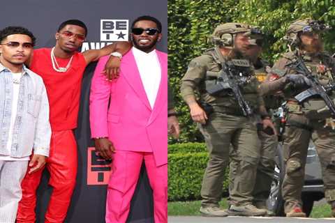 Diddy's ex-girlfriend Misa Hylton shared a video of his two sons being detained during house raid, and said feds used 'excessive force'