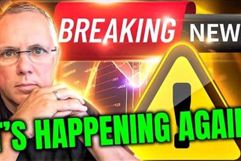 BREAKING CRYPTO NEWS! IT'S HAPPENING AGAIN!