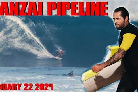 BEST BANZAI PIPELINE OF 2024 SO FAR!!!