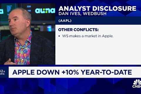 Apple will double down on DOJ suit, says Wedbush Securities' Dan Ives