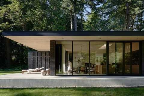 The Kitchen in This Pacific Northwest Retreat Is Made From Douglas Fir Felled On-Site