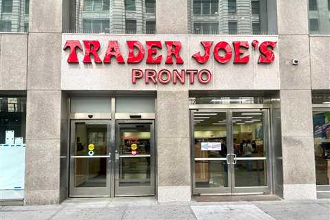 I shopped at Trader Joe's new grab-and-go store in NYC. It's convenient if you're in a rush, but I see why critics aren't impressed.