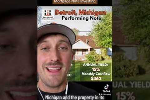 Sweet, Sweet Passive Income from Mortgage Notes!