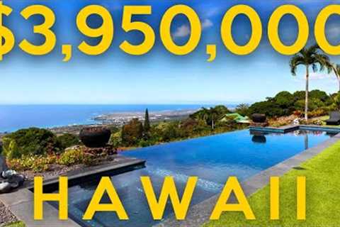 IMPECCABLE LUXURY!!!   Inside a Hawaii Estate Pool, Gated, Views, PV, Game room, on an Acre