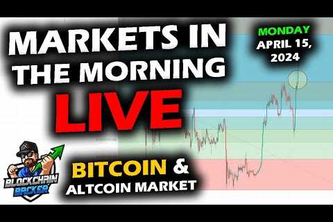 MARKETS in the MORNING, 4/15/2024, Bitcoin $66,100, Weekend Capitulation, DXY 105, Gold $2,357