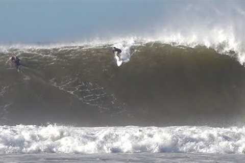 Pro Surfers charge MASSIVE swell in Maui !!! Ma'alaea GOING OFF !!! (Freight Trains)