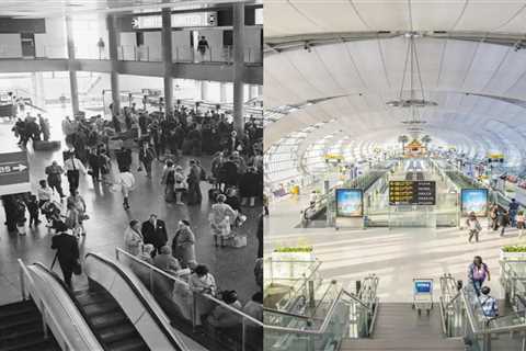 THEN AND NOW: Vintage photos show how airports have changed