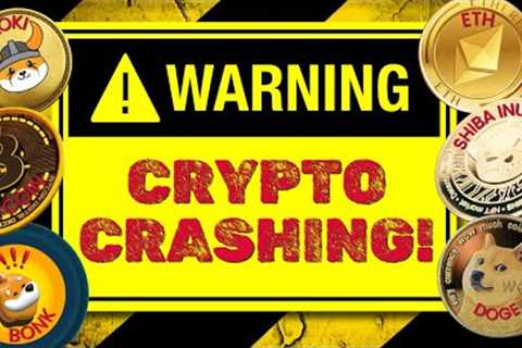WARNING ⛔️ CRYPTO CRASHING! Doge, Shiba Inu, Floki, Ethereum and Bonk Price Prediction 🔥