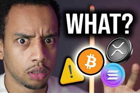 CRYPTO HOLDERS: HERE'S EXACTLY WHAT'S GOING ON RIGHT NOW!!!