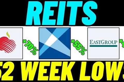 3 REITs To BUY Today At 52 Week Lows?
