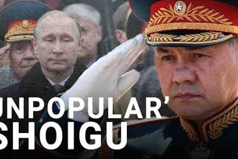 ‘Catastrophically bad’ Russian defence minister Shoigu was ‘massively unpopular’ | Mark Galeotti