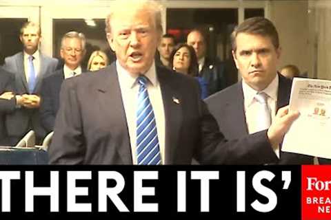 BREAKING NEWS: Trump Unloads On Biden, Brags About Polls Moments Before Michael Cohen Testifies