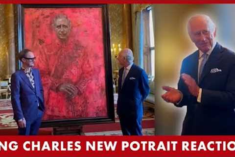 King Charles' reaction to his SURPRISING new portrait  | HELLO!