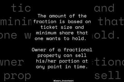 Fractional Real Estate