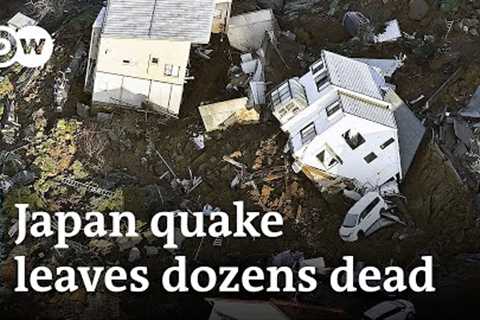 Rescuers 'battle against time' after series of earthquakes hit Japan | DW News