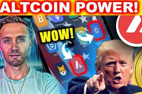 TRUMP Chooses Crypto! My CARDANO &amp; AVAX Power Play!