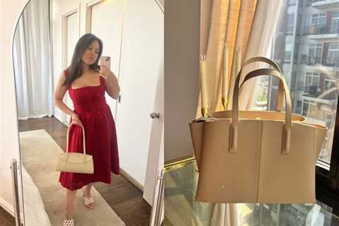 I tried the bags from Freja, the vegan leather brand that's all over Instagram right now