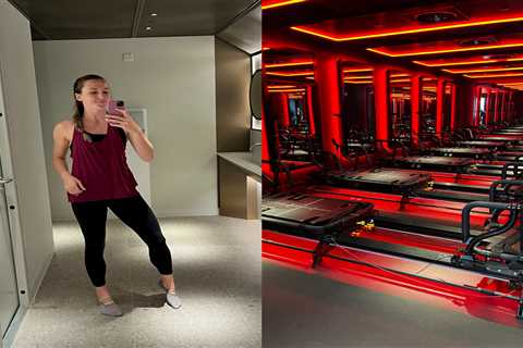 I tried the Megaformer Pilates workout, loved by Kim Kardashian and Michelle Obama. It targeted my thighs in a whole new way.