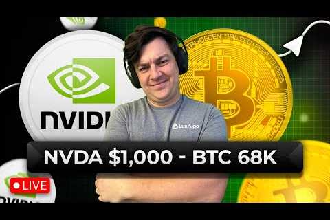 🔴ETH ETF APPROVED? NVDA MAKES 26 BILLION &amp; BTC RETESTS $68,000