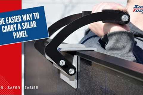 Solar Panel Caddy  - The Better Way to Carry A Solar Panel