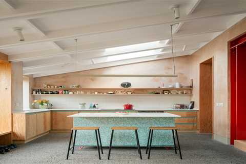 The Kitchen Island in This London Home Is Made of Melted-Down Chocolate Box Molds