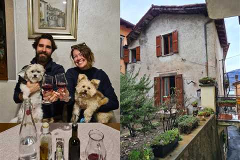 Two teachers bought a $27,000 Italian lake house instead of spending more to move back to the US. Take a look. 