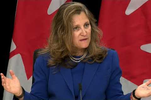 June rate cut? Chrystia Freeland says it's Bank of Canada's decision | INTEREST RATE NEWS