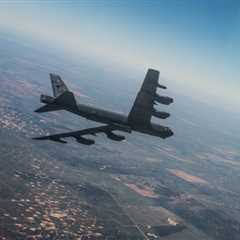 B-52 bomber crew picks up award for pulling their plane out of life-threatening 'catastrophic' failures at 1,200 feet