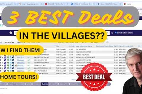Here's how you find a great deal on a home in The Villages FL!