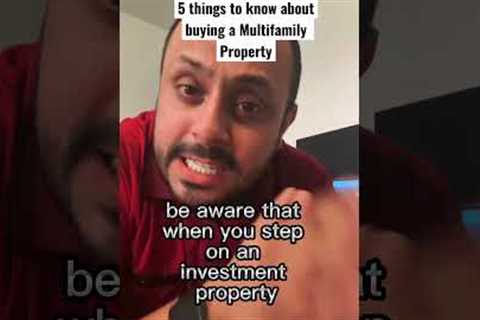 5 Things you need to know when buying Multifamily Property | Broward County Florida
