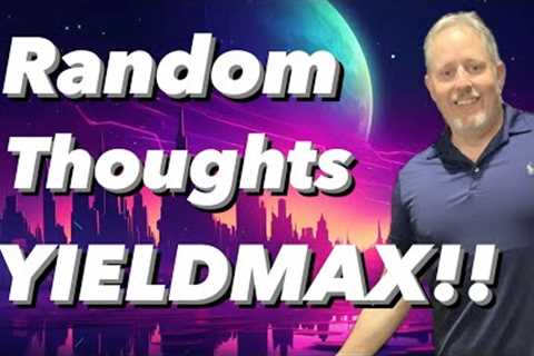 My thoughts on the future of content creation and a portfolio review! YIELDMAX