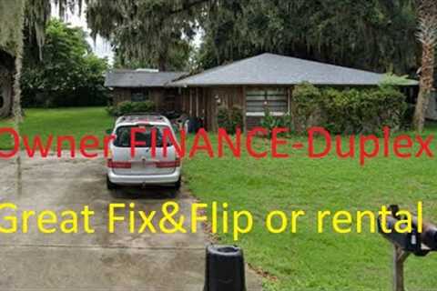 Investment Opportunity in FL Duplex in Flagler Beach with owner financing