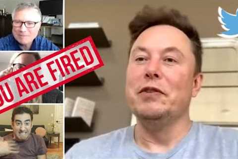 Elon Musk fires employees in twitter meeting DUB