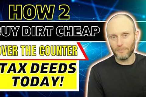 How 2 Buy Dirt Cheap Over The Counter Tax Deeds Today