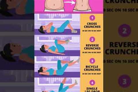 How To Lose: Lower Belly Fat (fast ab burn floor workout routine)