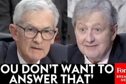 BREAKING NEWS: John Kennedy Rapid-Fire Questions Fed Chair Jerome Powell About Economy, 'Bidenomics'