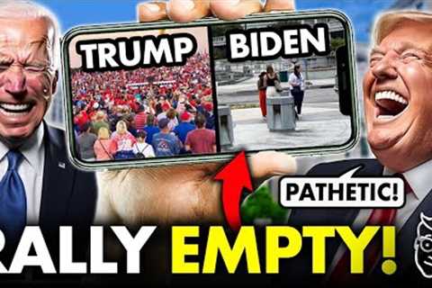 YIKES! Biden Rally Today Draws Less Than A DOZEN People in Must-Win State | Team Trump SAVAGES Joe 😂