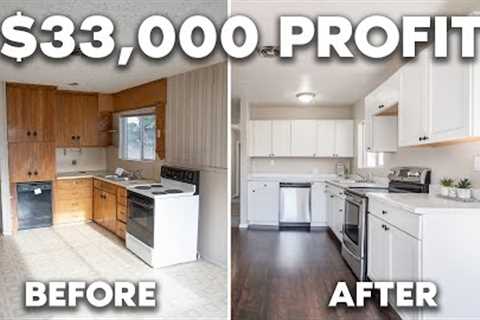Complete House Flip Before and After Renovation | $33,000 Profit