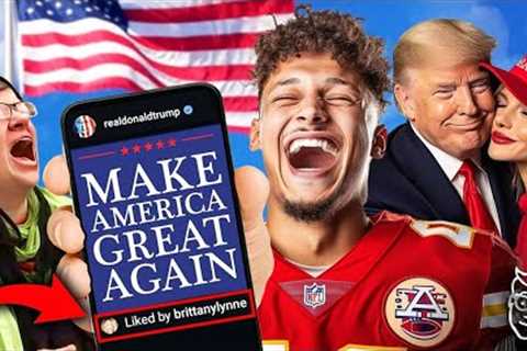 NFL Superstar Patrick Mahomes' Supermodel Wife ENDORSES Trump! Taylor Swift’s Bestie Goes FULL-MAGA