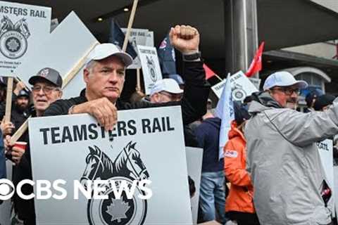 Why Canada's 2 major freight railroads locked out workers